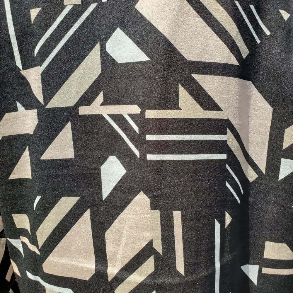 Calvin Klein Geometric Pattern Button Down Tab Sl… - image 7